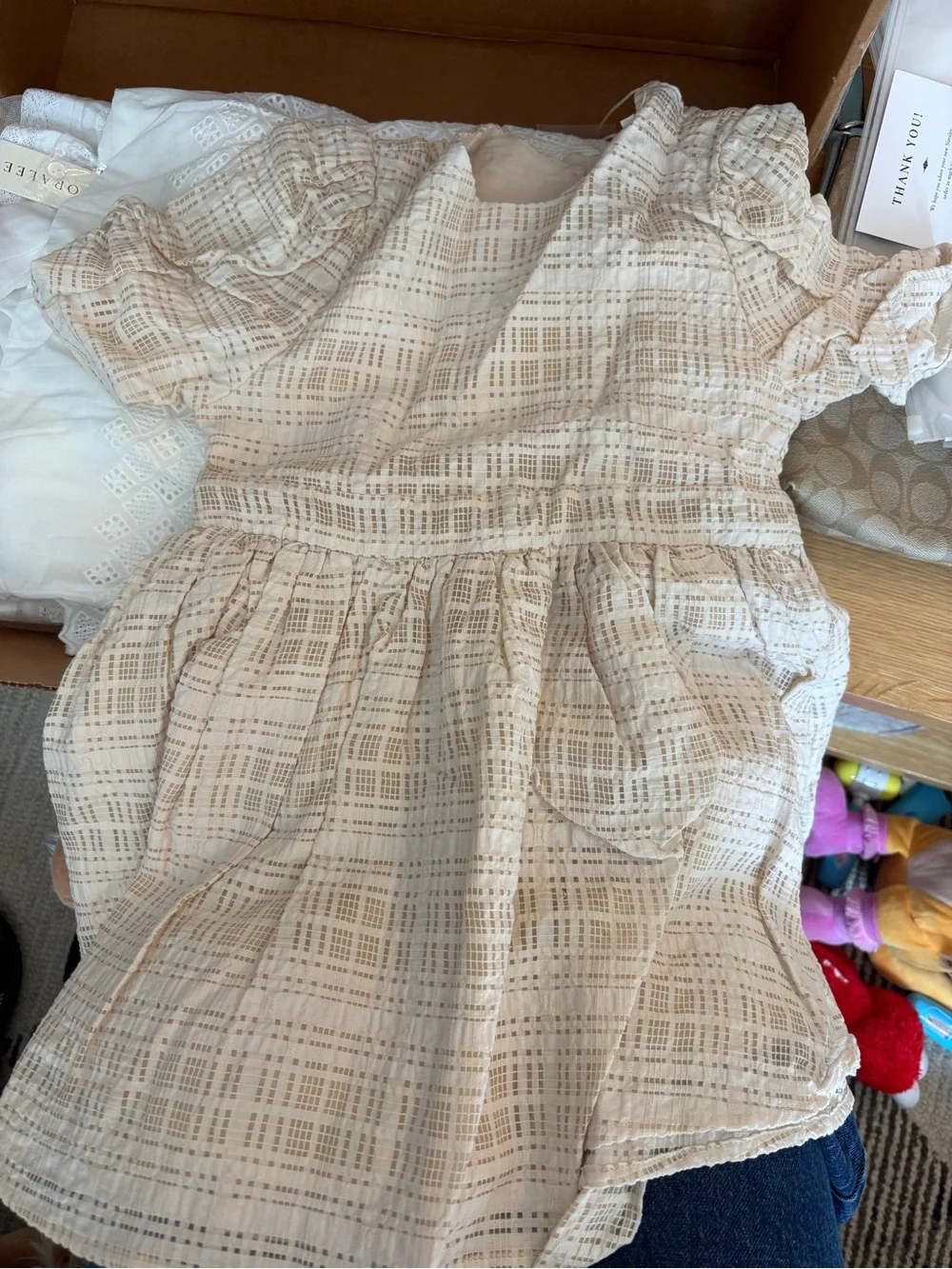Rylee + Crew / Noralee Flower Girl Josie Dress in Natural